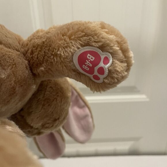 Build A Bear Bunny Rabbit 18" Floppy Pink Ears Nose Soft Tan BAB Plush Toy Stuff - Picture 8 of 8